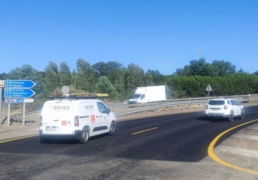 Reabierta al tráfico la salida a la A-62 desde la ronda interior de Valladolid