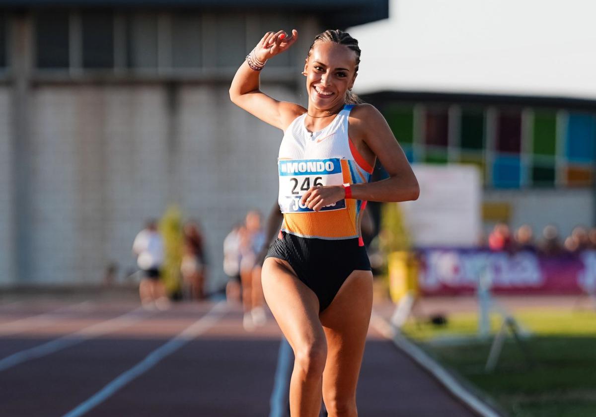 Claudia Guitiérrez, campeona de España sub-20 de 1500 metros.