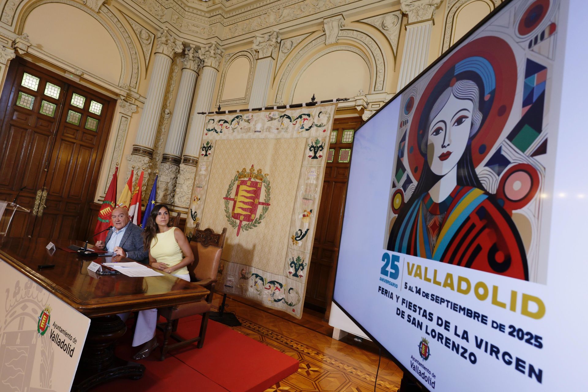 Así es el cartel de las fiestas de Valladolid: un homenaje en color a la Virgen de San Lorenzo