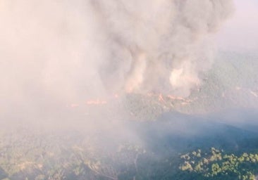 Pedro Sánchez pide «mucha precaución» por el incendio de Mombeltrán, en nivel 2