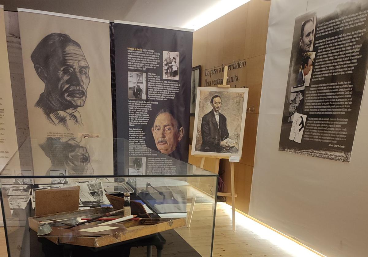 La sala Narciso ALonso Cortés acoge la exposición monográfica de Raimundo de Blas.