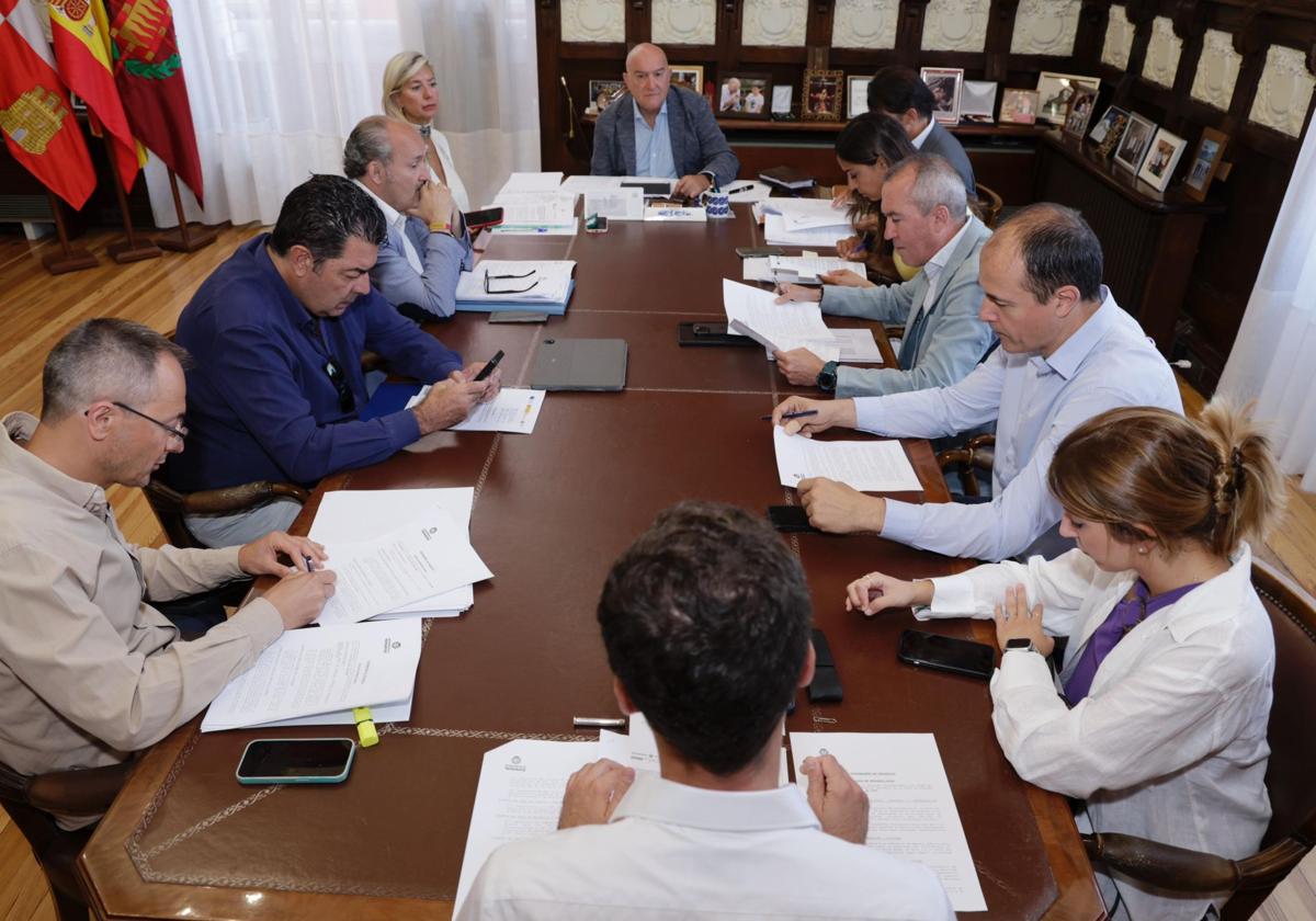 Junta de Gobierno Local celebrada este martes en el Ayuntamiento de Valladolid.
