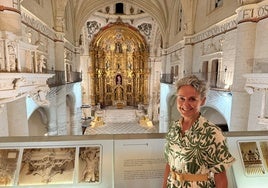 Carla Royo Villanueva en su visita al Museo de San Francisco