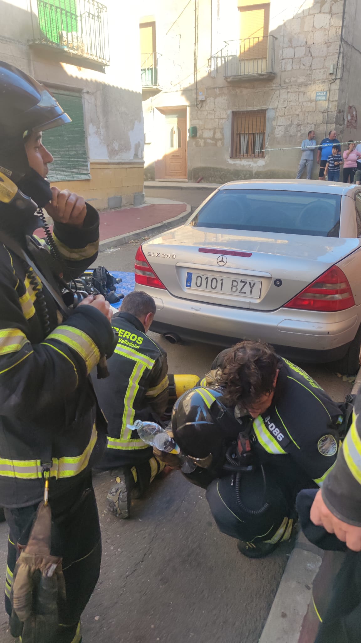 Las imágenes del incendio en Cigales