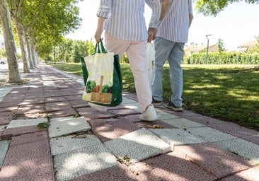 Las aceras rotas de Santa Ana obligan a los vecinos a caminar por la calzada: «Hay que ir con cien ojos»