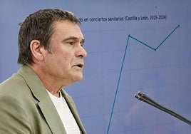 El secretario de Sanidad del PSOE, Jesús Puente.
