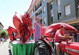 Una de las carrozas del desfile del año pasado.
