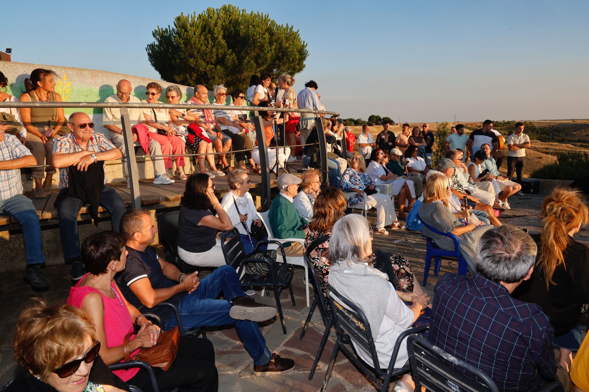 Puesta de sol musical desde Autilla del Pino