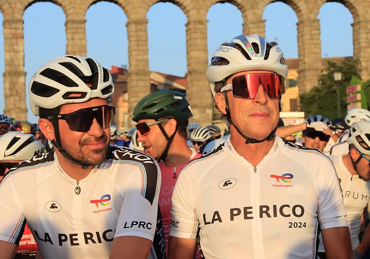 Alberto Contador y Pedro Delgado, en la edición del 2024.