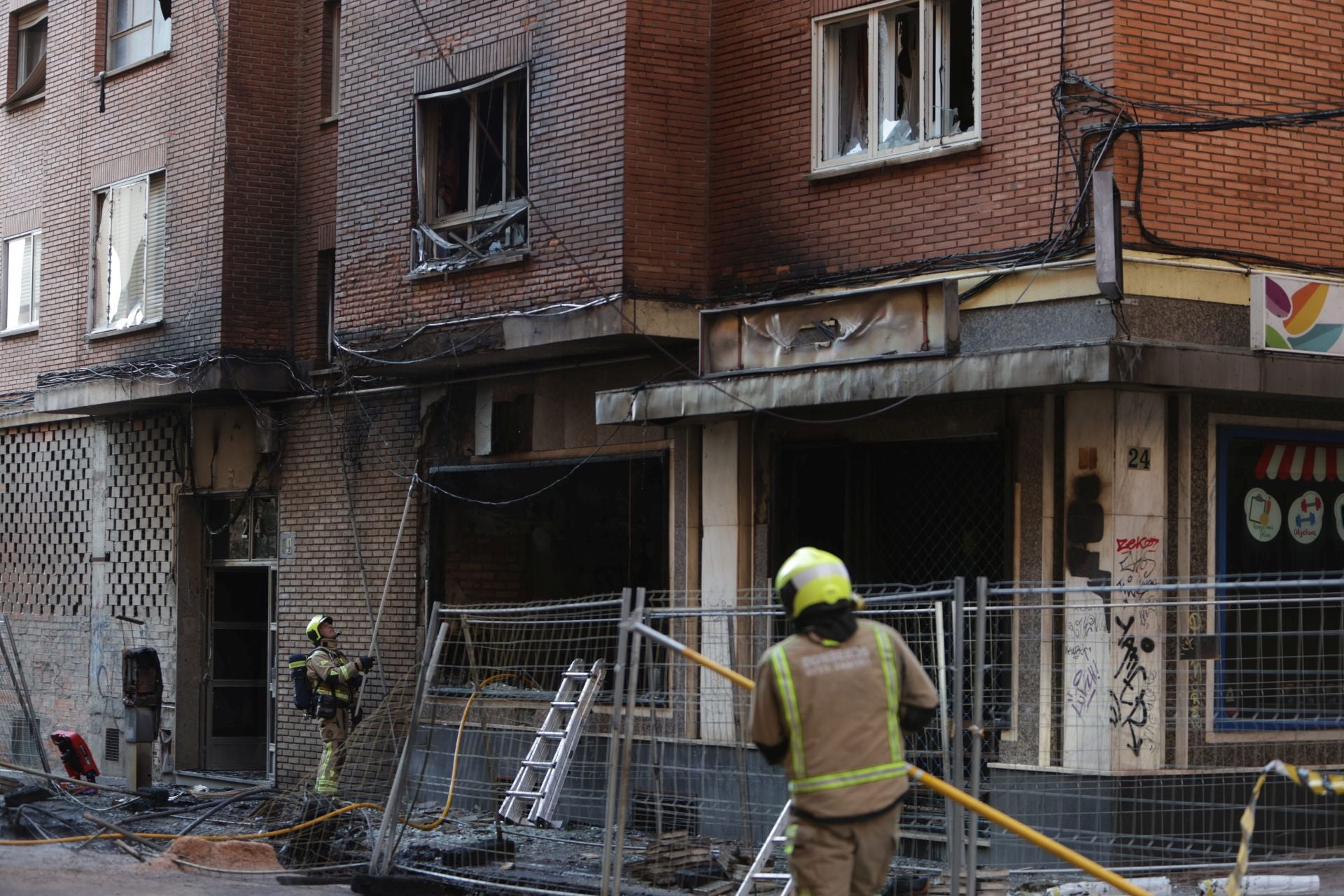 Explosión de una tubería de gas en Zamora