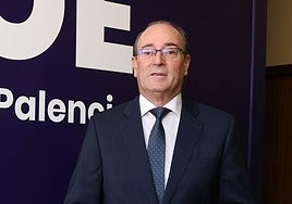 El presidente de CEOE Palencia, José Ignacio Carrasco.