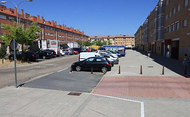 Plaza de Tirso de Molina, en Nueva Segovia, una de las cuatro incluidas en el proyecto de renaturalización.
