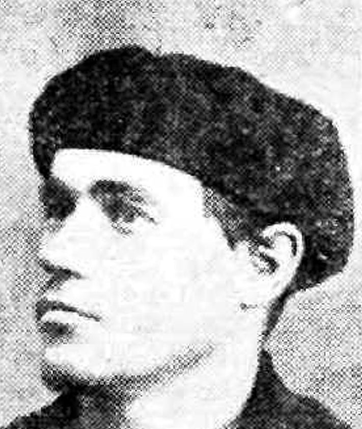 Imagen secundaria 2 - Arriba, la Acera de San Francisco con el Bazar Parisien a la derecha. Abajo, publicidad del negocio y Pablo Pérez, el primer detenido por el robo.