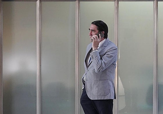 El consejero de Medio Ambiente, Juan Carlos Suárez-Quiñones, este viernes.