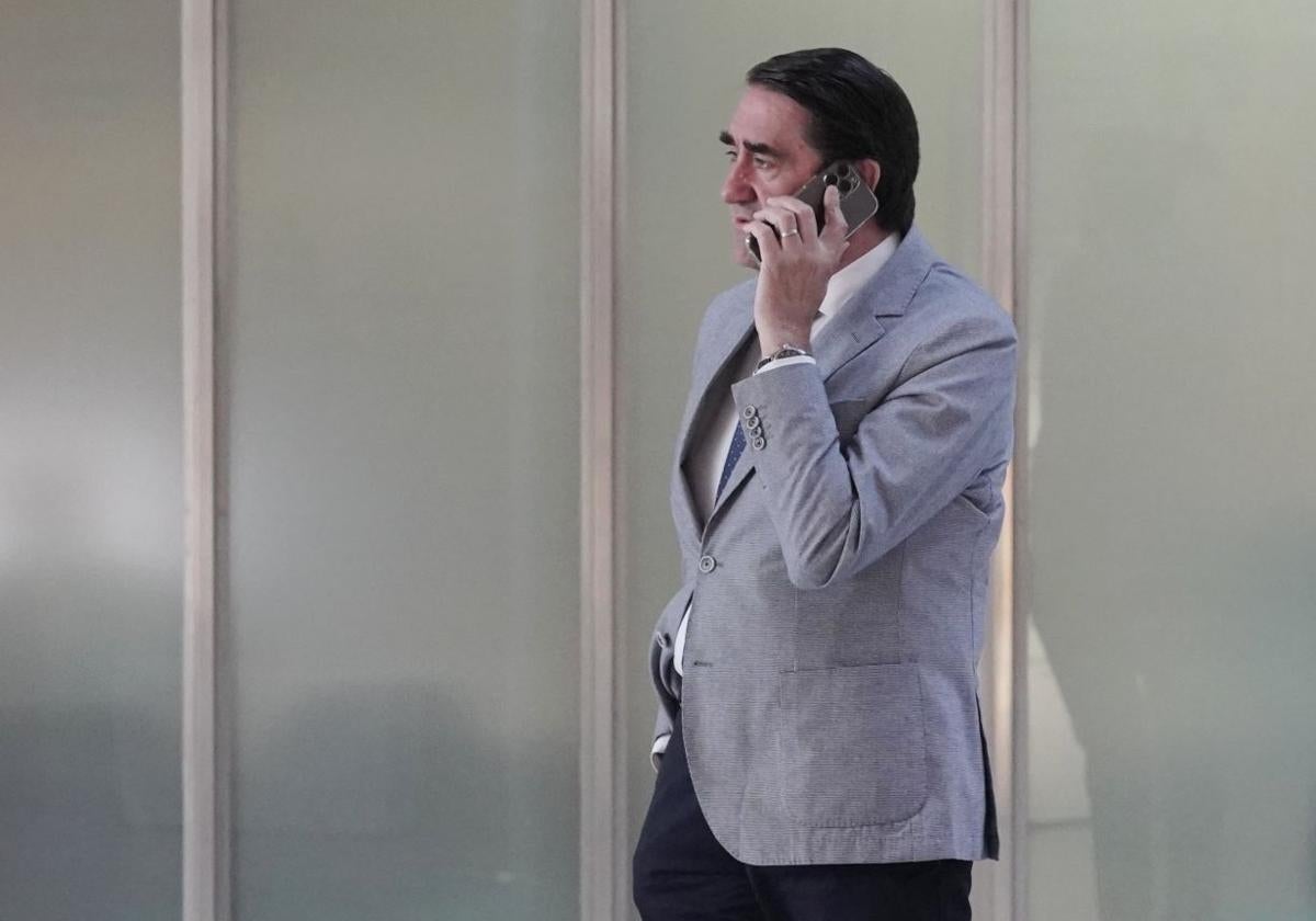 El consejero de Medio Ambiente, Juan Carlos Suárez-Quiñones, este viernes.