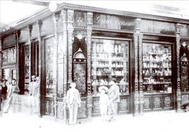 El Gran Bazar Parisien en los años veinte del pasado siglo.