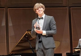 El joven pianista vallisoletano Guillermo Hernández Barrocal.