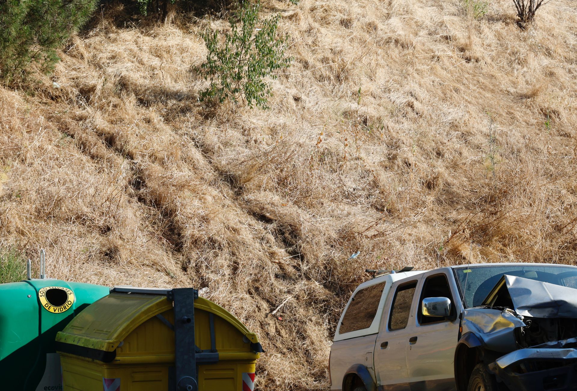 Imágenes tras el accidente en la pasarela de Francisco Vighi