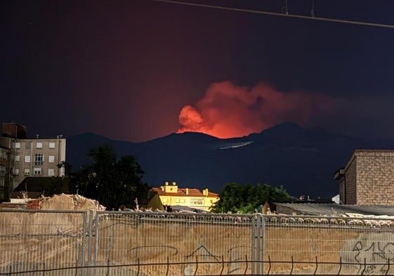 Imagen desde una vivienda ubicada en La Robla.