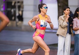 Carla Gallardo en el Campeonato de Europa de 10k.