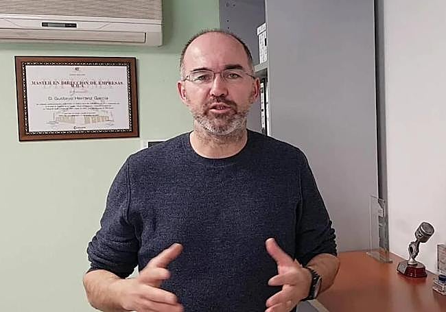 El presidente de la Asociación Española de Viveristas de Planta de Fresa y de Viveros Campiñas, Gustavo Herranz.