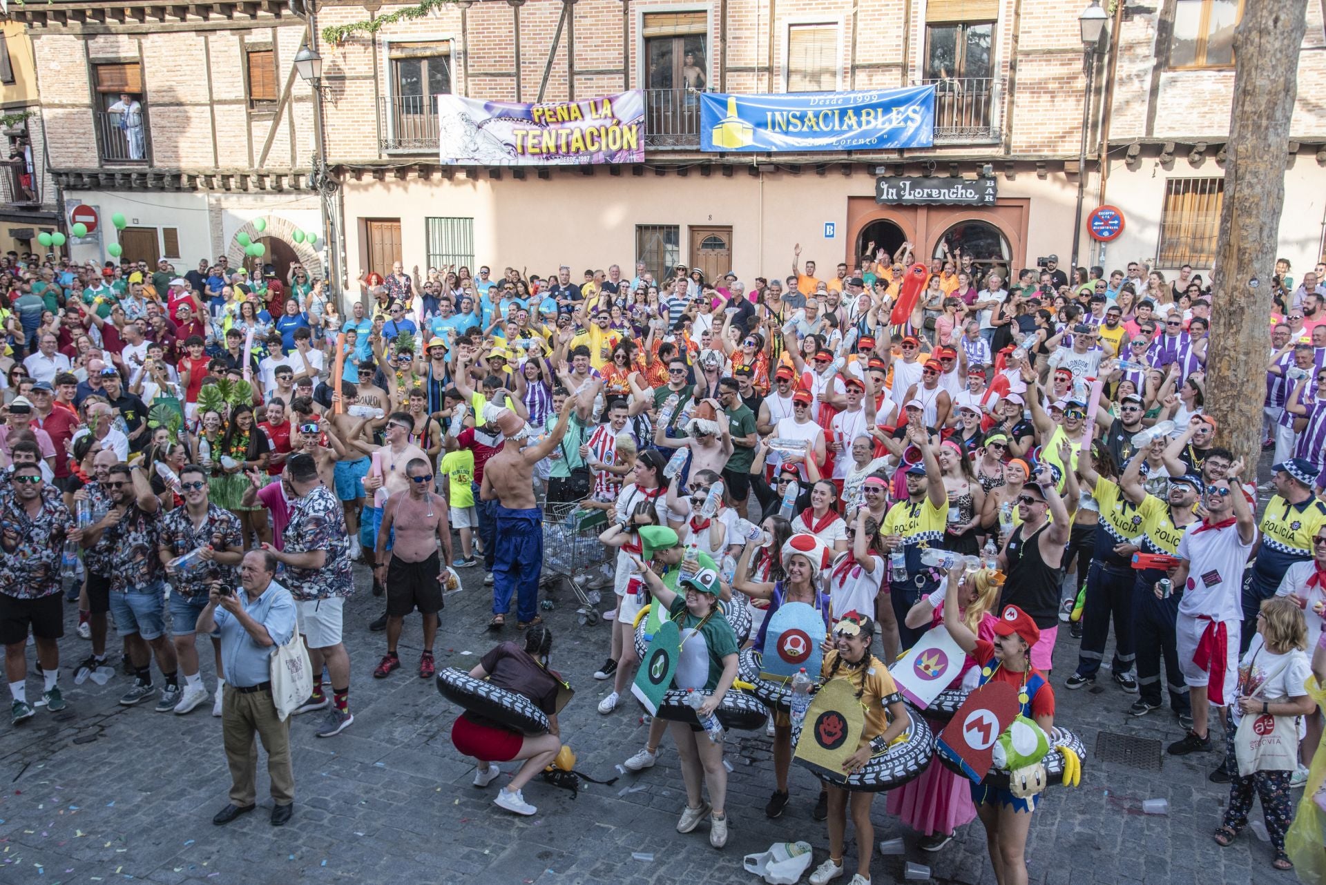 Fotos del inicio de las fiestas de San Lorenzo en Segovia