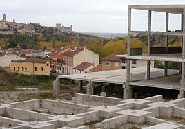 Estado del futuro edificio de FP en el barrio de San Lorenzo.