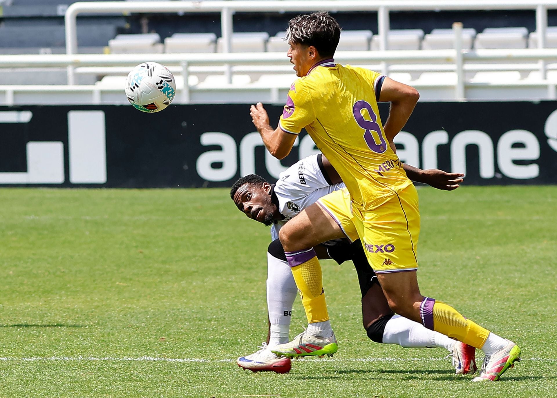El partido del Real Valladolid contra el Burgos, en imágenes