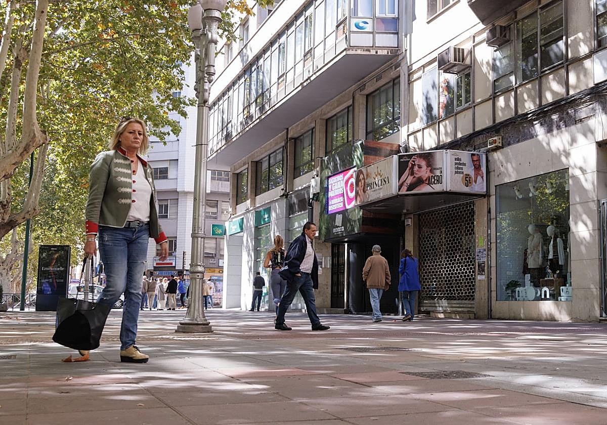 Lugar donde tuvo lugar la agresión en el Paseo de Zorrilla.