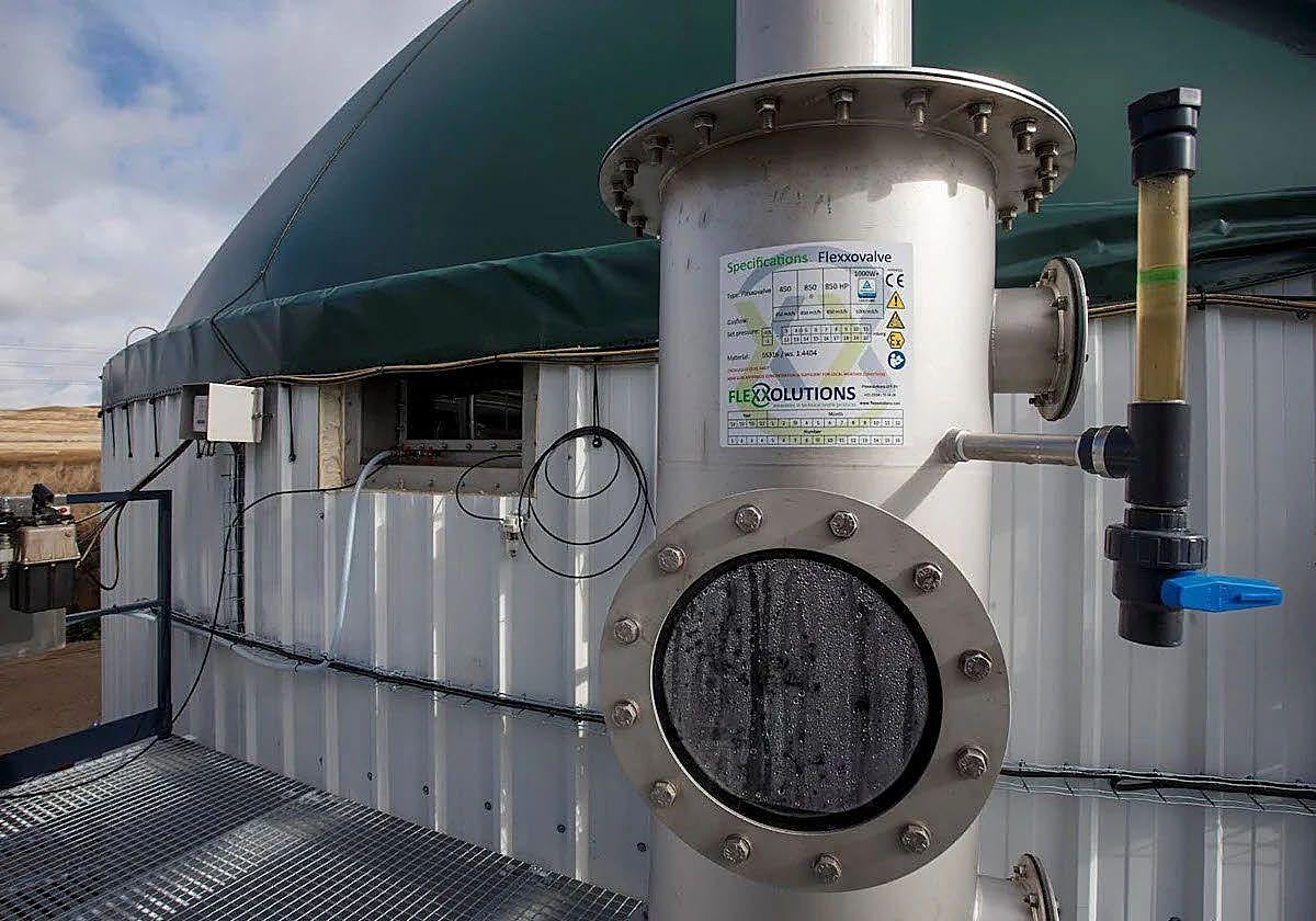 Imagen de archivo de una planta de biometano en Burgos.
