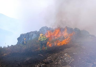 «Hay casas afectadas, el cementerio ha ardido» y «si no lo extinguen habrá que evacuar»
