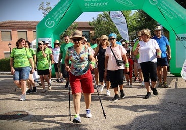 La quinta marcha contra el cáncer Entre tapiales consigue más de 3.000 euros en Moral de la Reina