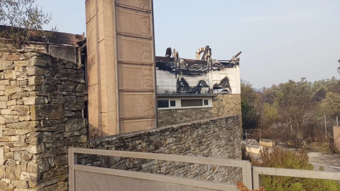 Las imágenes del incendio en Las Médulas