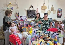 Mercadillo solidario de Palenzuela.