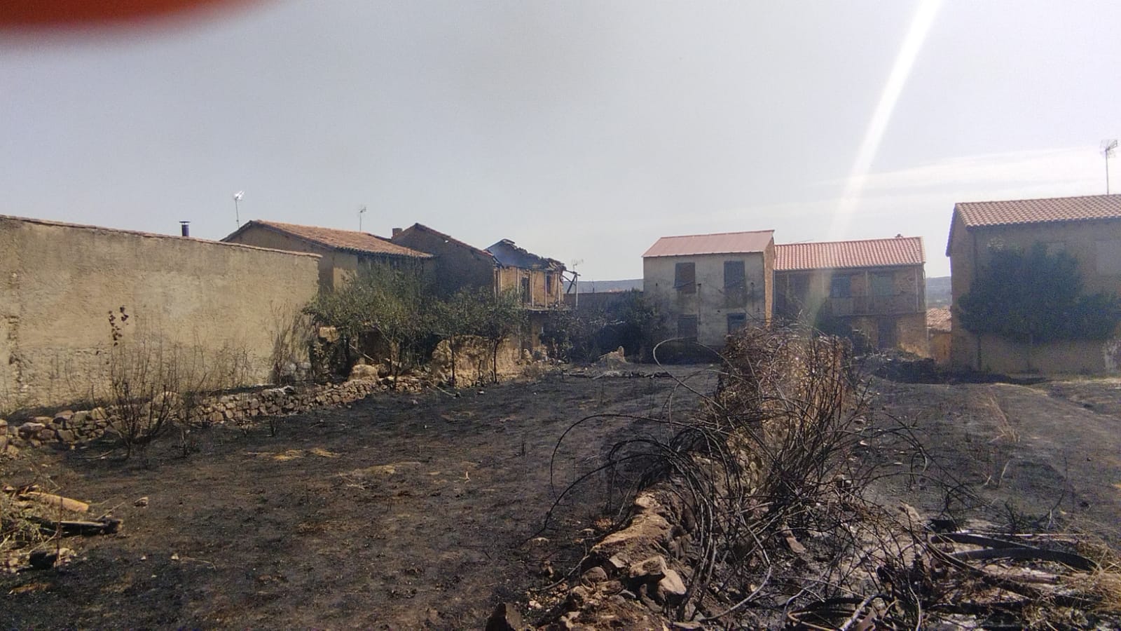 El incendio de Zamora en imágenes