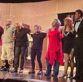 El grupo de teatro aficionado La Bicicleta de Saldaña, primer premio en el Festival de Onzonilla