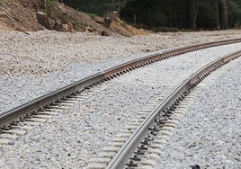 Obras ferroviarias en Valladolid, en una foto de archivo.