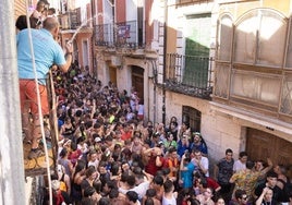 Chúndara en Peñafiel durante las fiestas patronales de 2024.