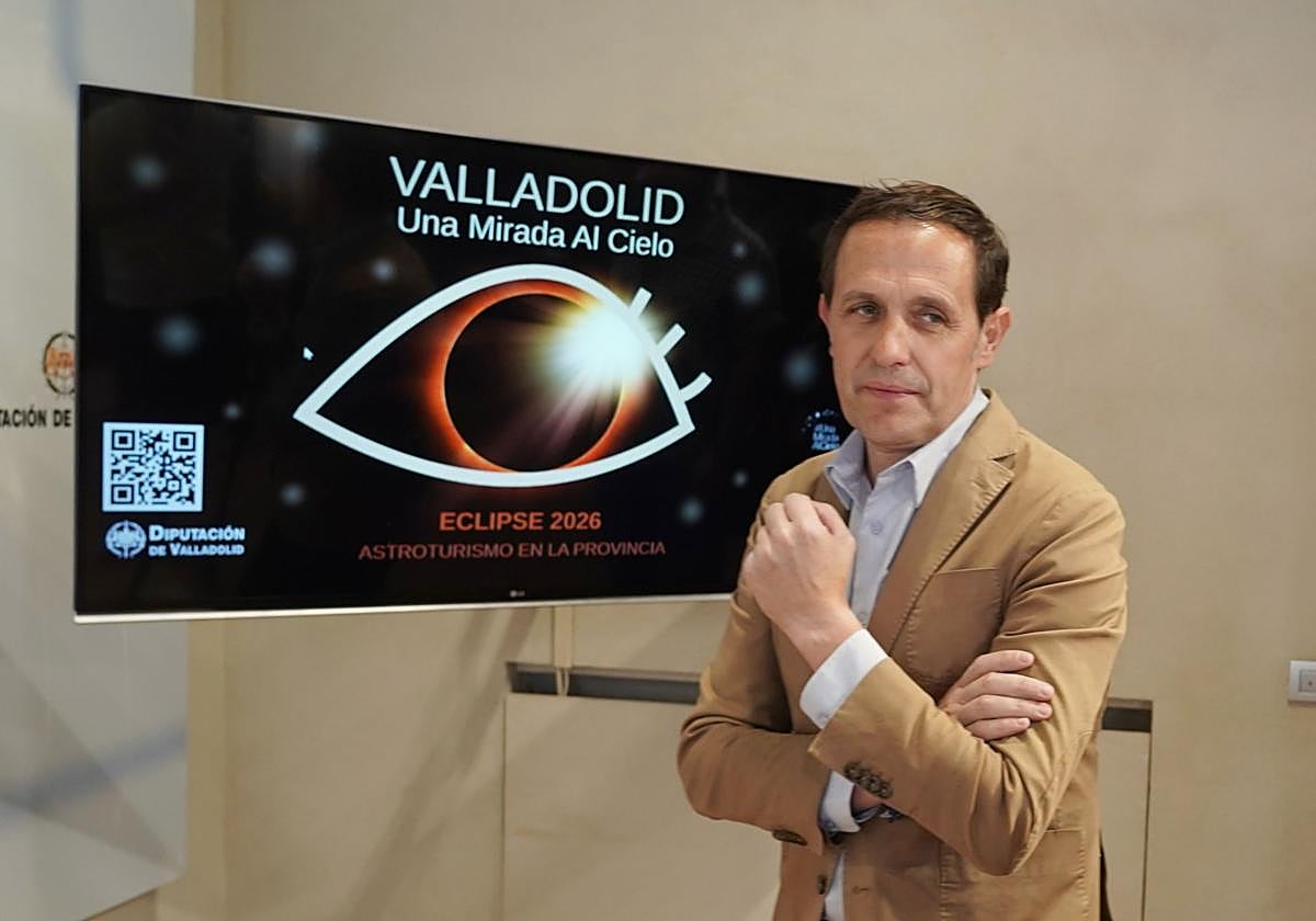 El presidente de la Diputación durante la presentación del Foro de Turismo.