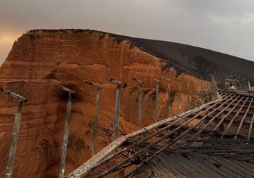 Los vecinos de Las Médulas, entre la impotencia y la desolación: «Esto es terrible»