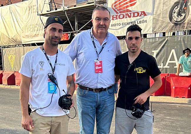 Abel Ramos (izquierda), en el Gran Premio de Velocidad de La Bañeza.