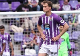 Latasa, en Zorrilla, en un partido la pasada temporada.
