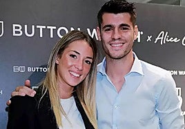 Alice Campello y Álvaro Morata.