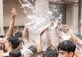 Primer chúndara en las fiestas de Peñafiel