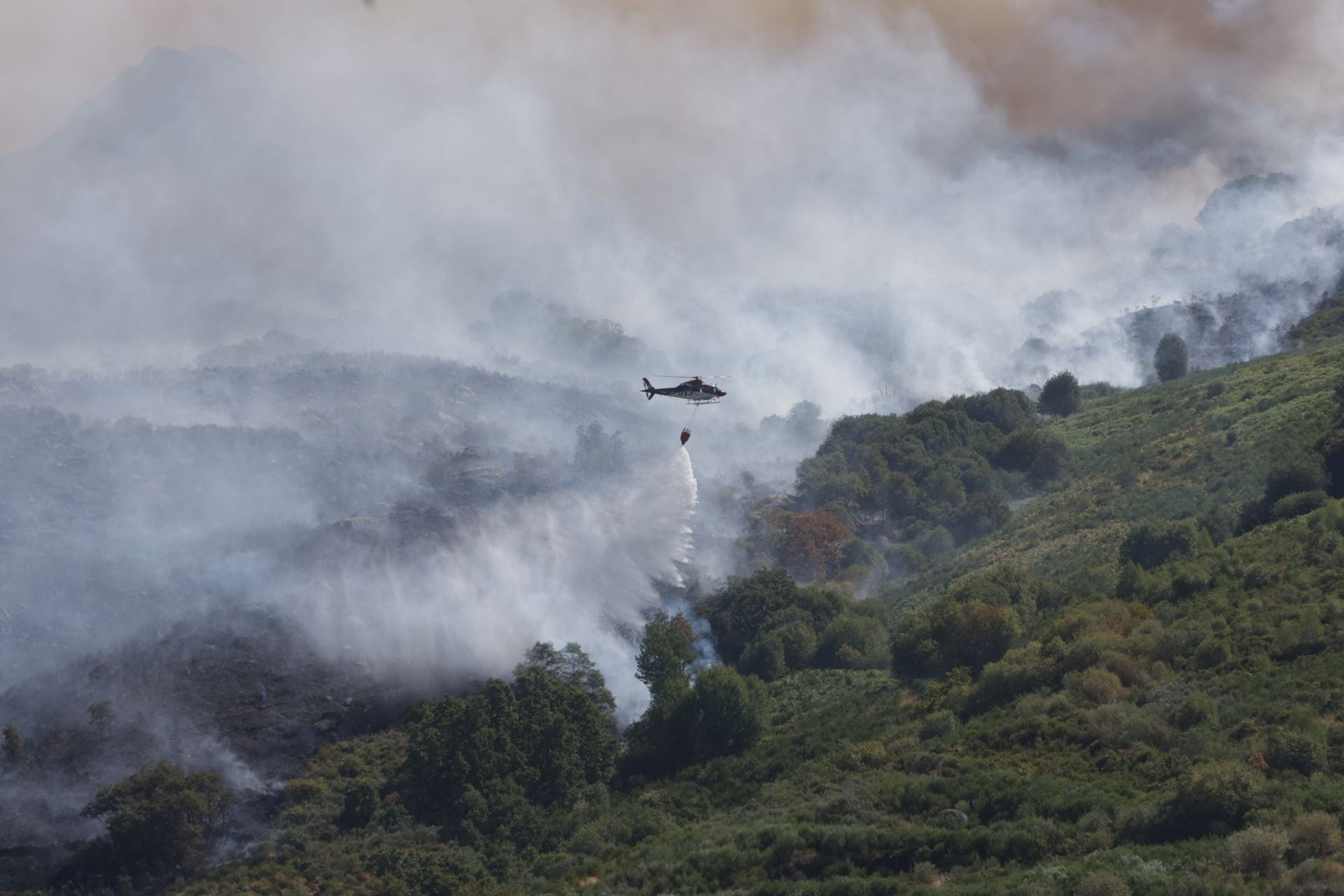 Incendio en Porto de Sanabria, Zamora