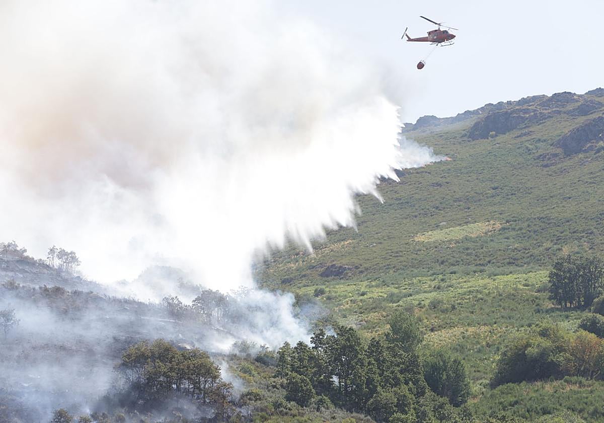 Incendio en Porto de Sanabria, Zamora