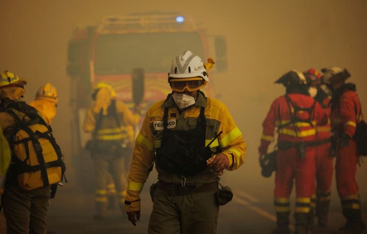El incendio forestal en El Payo en nivel 2
