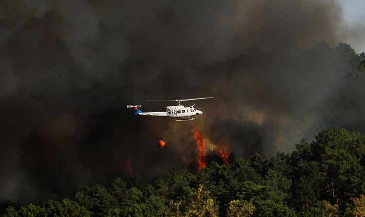 El incendio forestal en El Payo en nivel 2