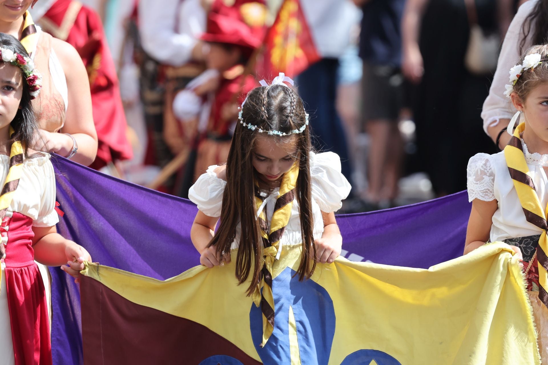 Ambiente en la Feria Renacentista de Medina del Campo este sábado