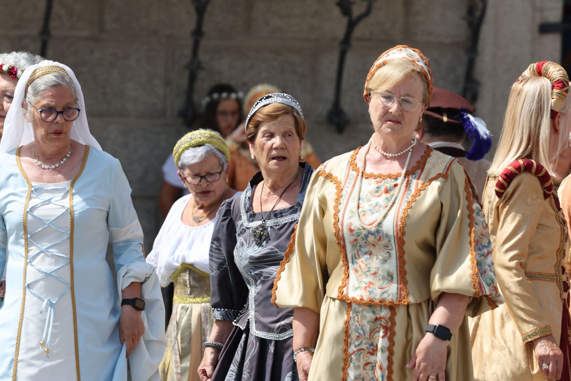 Ambiente en la Feria Renacentista de Medina del Campo este sábado